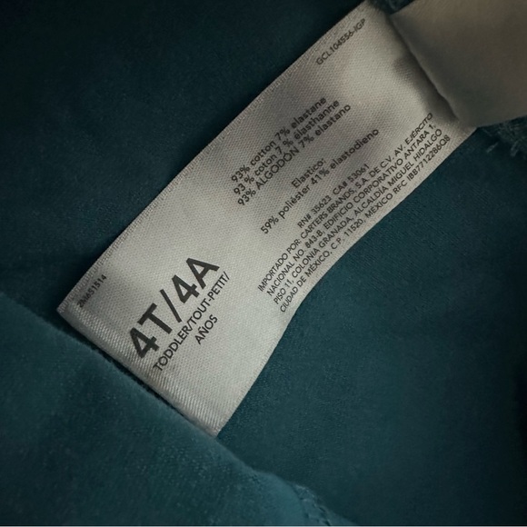 OshKosh B’gosh Toddler Girl Leggings Size 4T - Picture 5 of 10